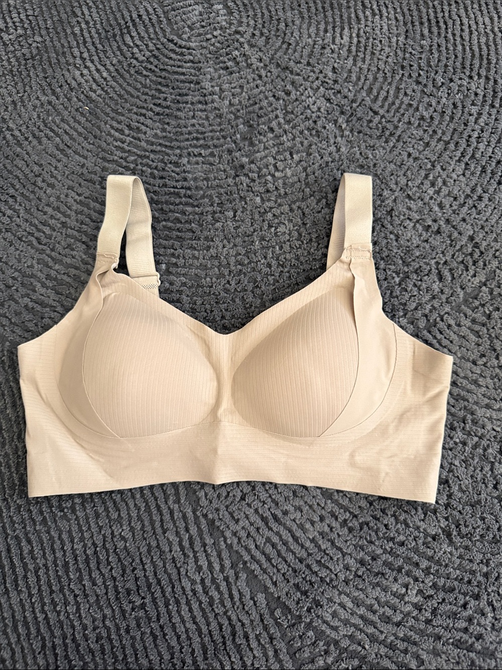 Wireless Nude Support Bra with Lightly Molded Cups